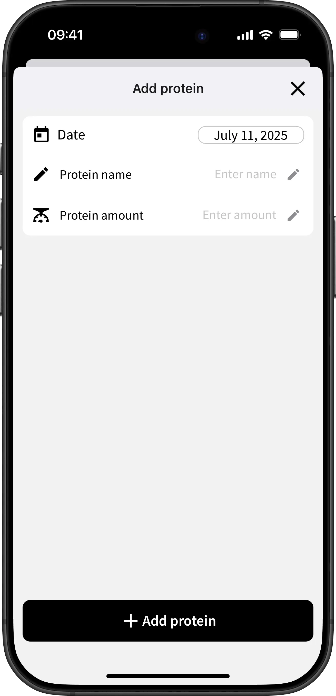 Log Protein screen